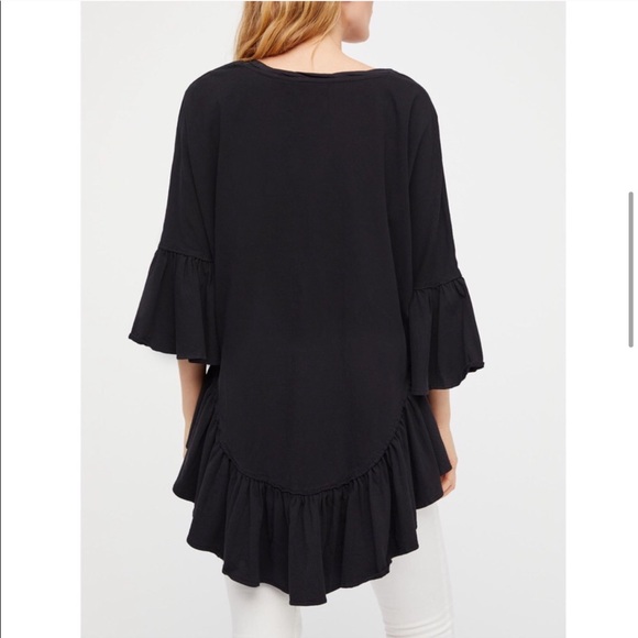 FP Beach Free People Sweetness Ruffle Tunic Top - Picture 4 of 11